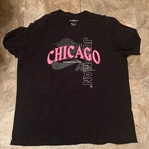 Air Jordan black tee